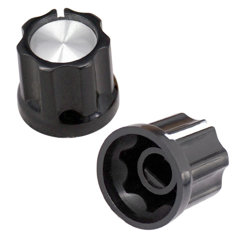 10pcs Plastic Volume   Knob Screw Fixing   Buttons for Guitar Parts