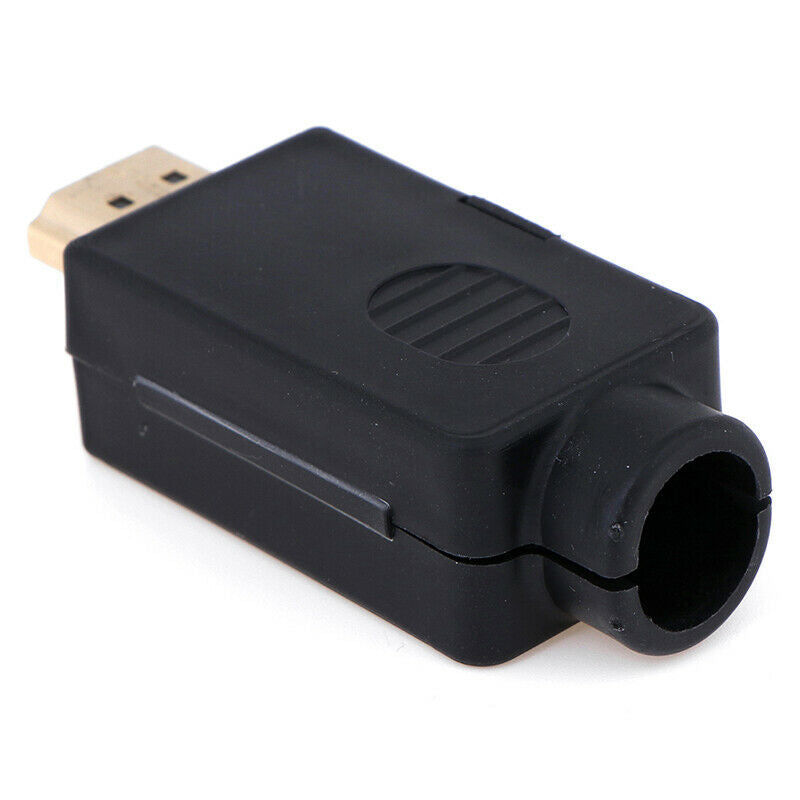 HDMI Male 19P Plug Breakout Terminals Solderless Connector With Cover Tt