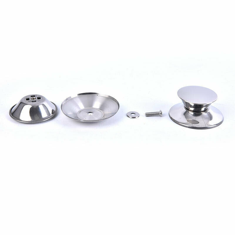 2Pcs/Set Replacement Pot Lid Knobs Stainless Steel Pan Cover Handle Wok L.l8