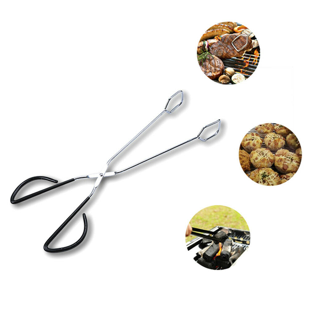 kitchen tongs stainless steel  food cooking scissors tongs buffet pliers DDAU