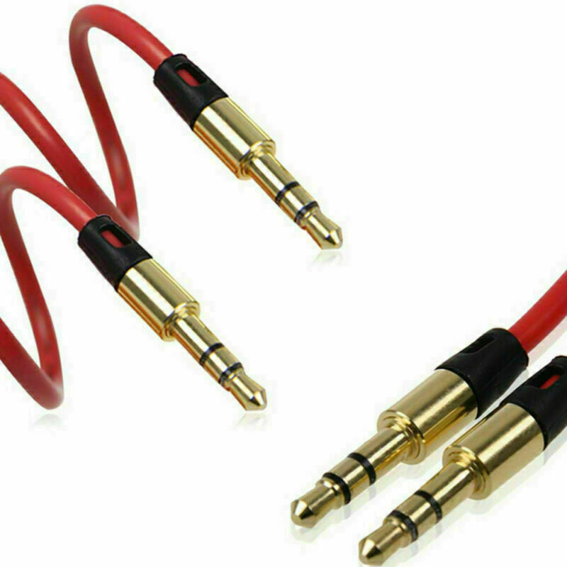 3.5mm Jack Male To Male AUX Stereo Audio Cable Connect Cord For PC iPod MP3 SSS