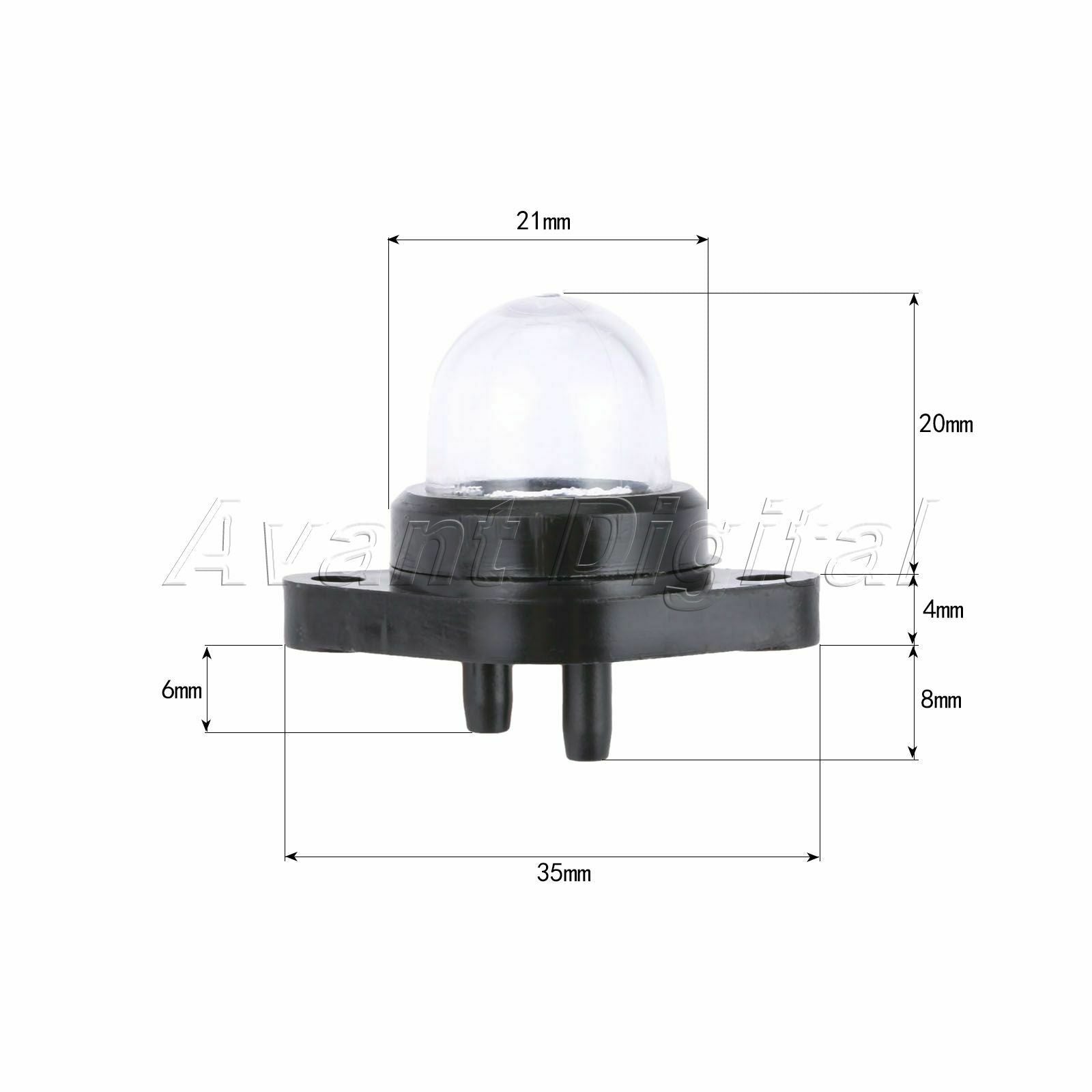 10pcs Petrol Primer Bulb For Craftsman Poulan 1950 1975 2050 2150 2375 530071835