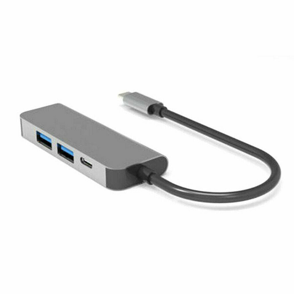 Type C to 4K HDMI Type-C USB 3.0  Adapter Hub For Macbook Pro