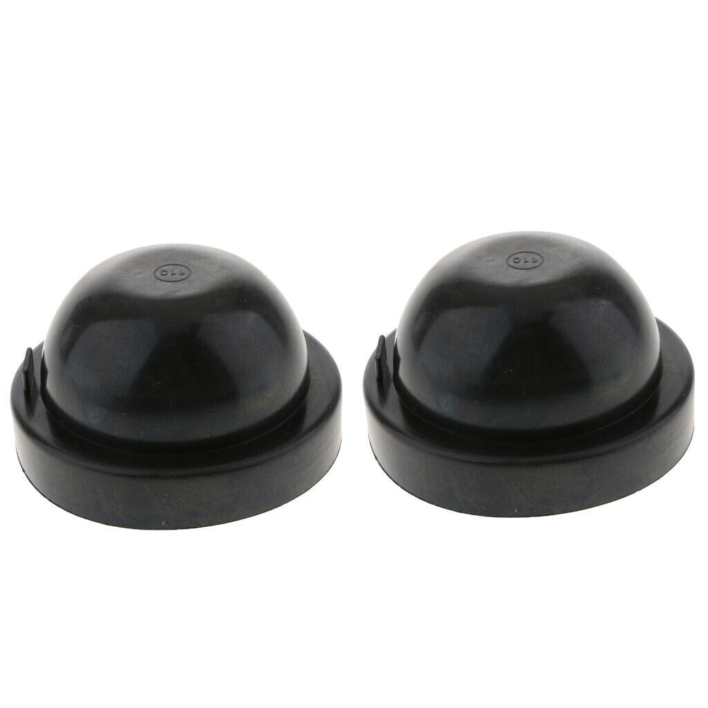 2x Rubber Conve LED Headlight Housing Seal Cap Dust Cover for Car 110X65mm
