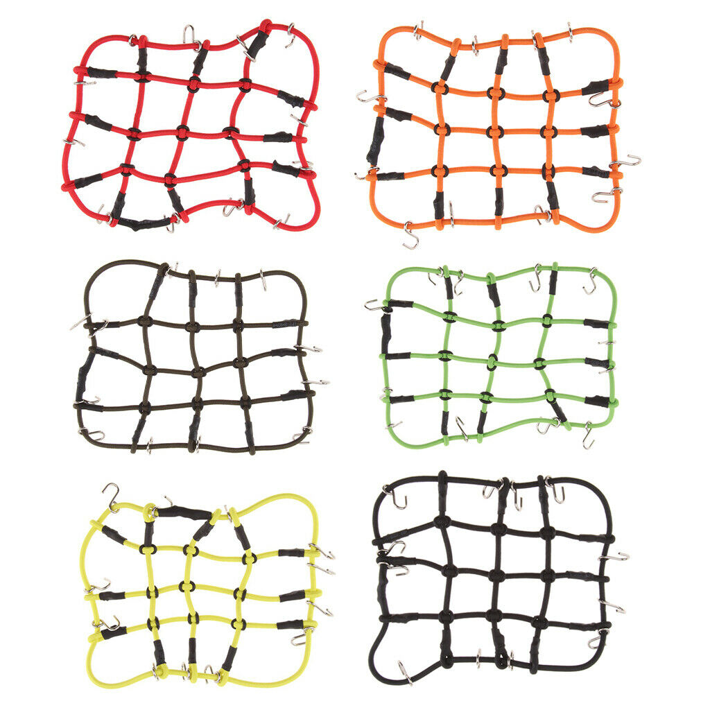 2Pcs Elastic Car Luggage Net with Hook Cargo Net for SCX10 D90 4 RC