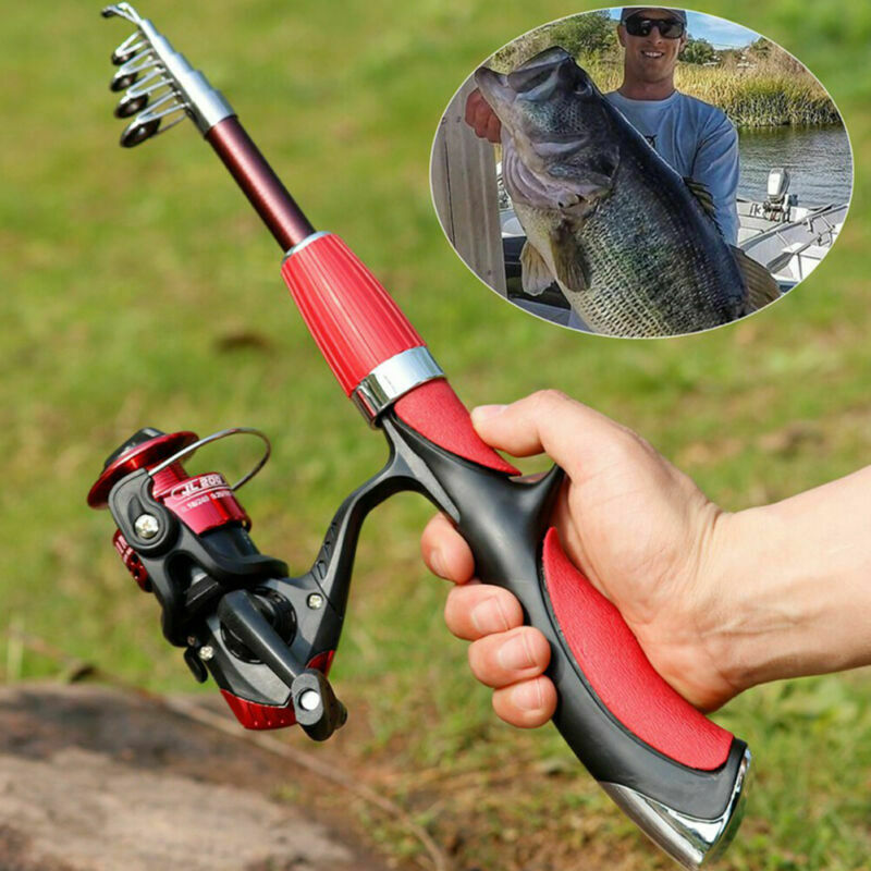 Spinning Fishing Rod and Reel Set Carbon Ultra Light Fishing Pole Tackle Tool