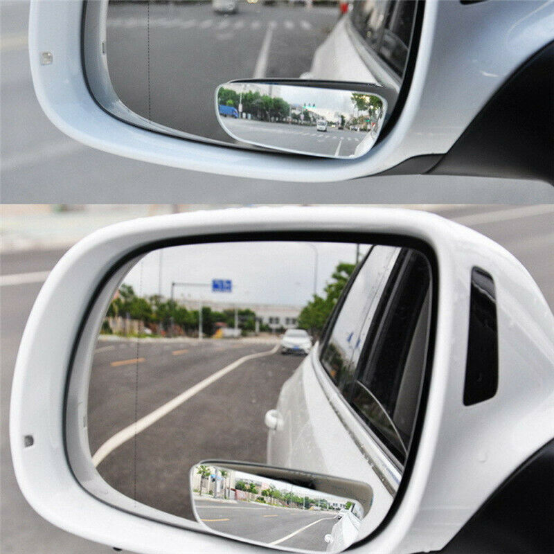 Convex Rear Side View Blind Spot Mirror FOR Universal Car 360Â° Wide Angle 2Pcs