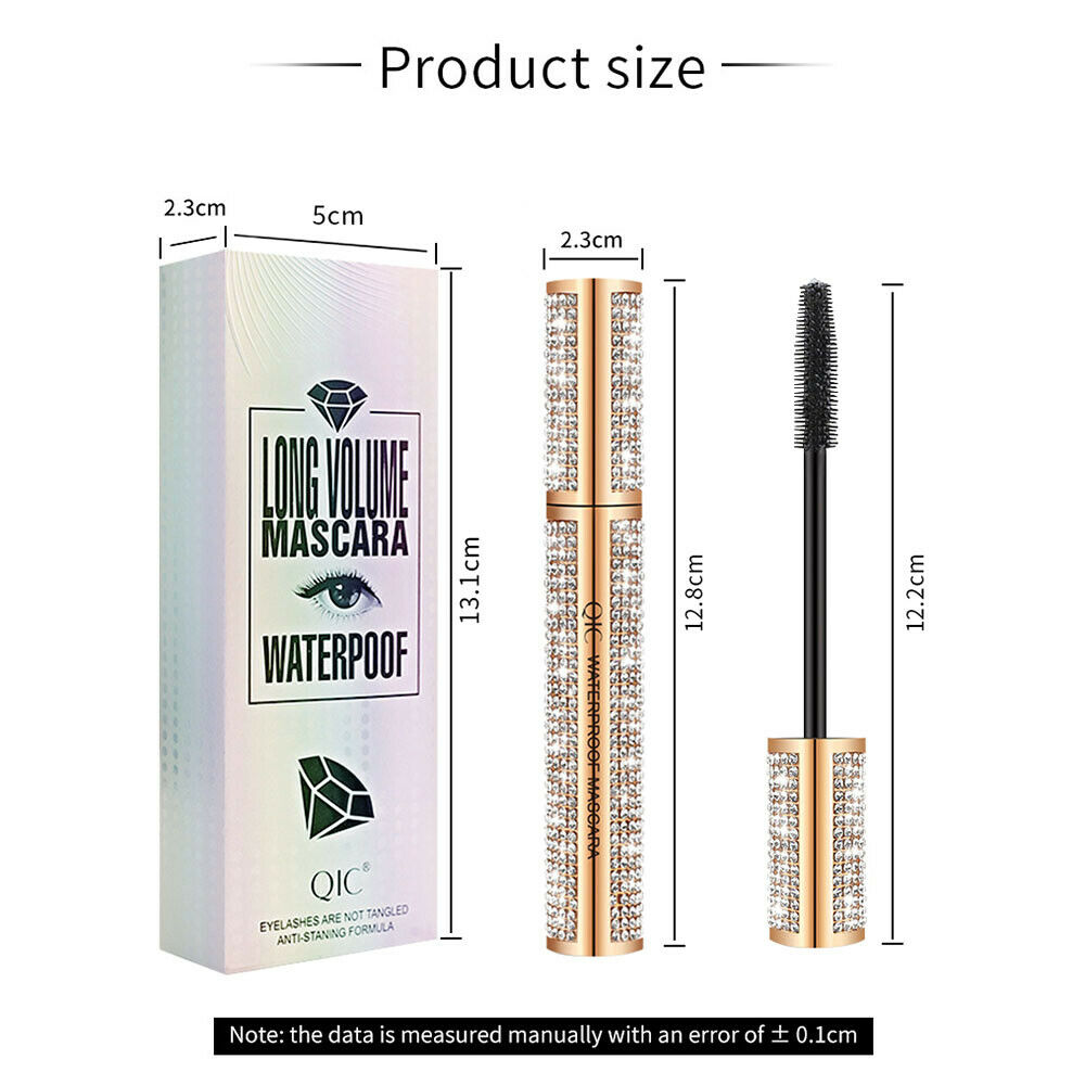 4D Silk Fiber Mascara Flash Diamond Mascara Lashes Thick Lengthening Water-proof