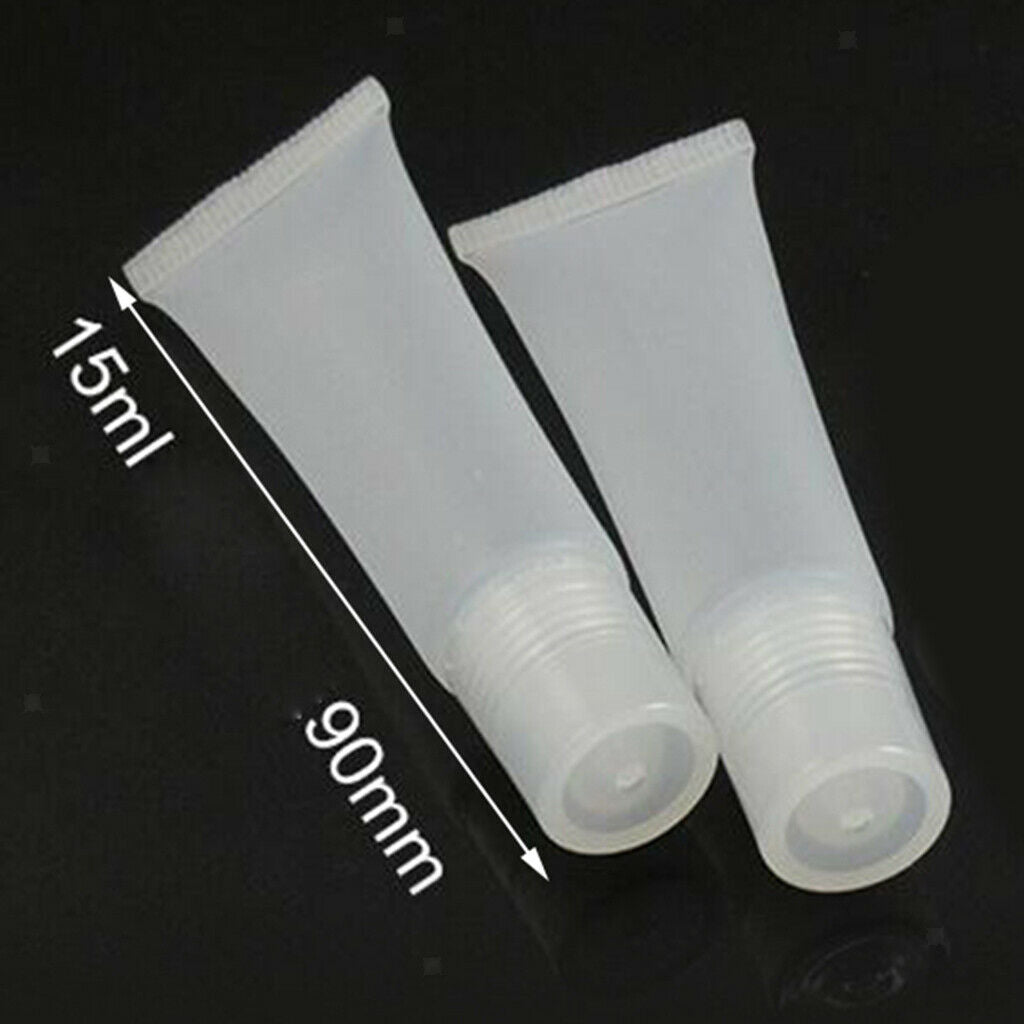 Lots 80pcs Empty Lip Gloss Container Soft Empty Tubes Lip Gloss Cosmetic