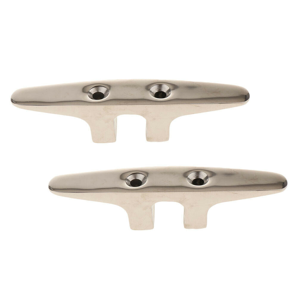 2pcs Boat Mooring Cleat Open Base Dock Cleat For Yacht Ship Kayaks Canoes