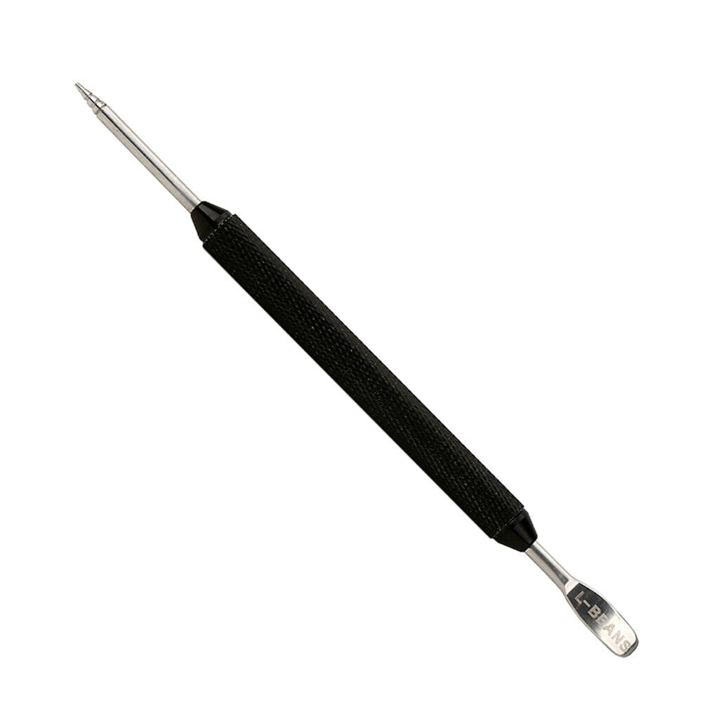Coffee Latte Foam Art Pen Needle Spatula Stainless Steel Barista Tool Black