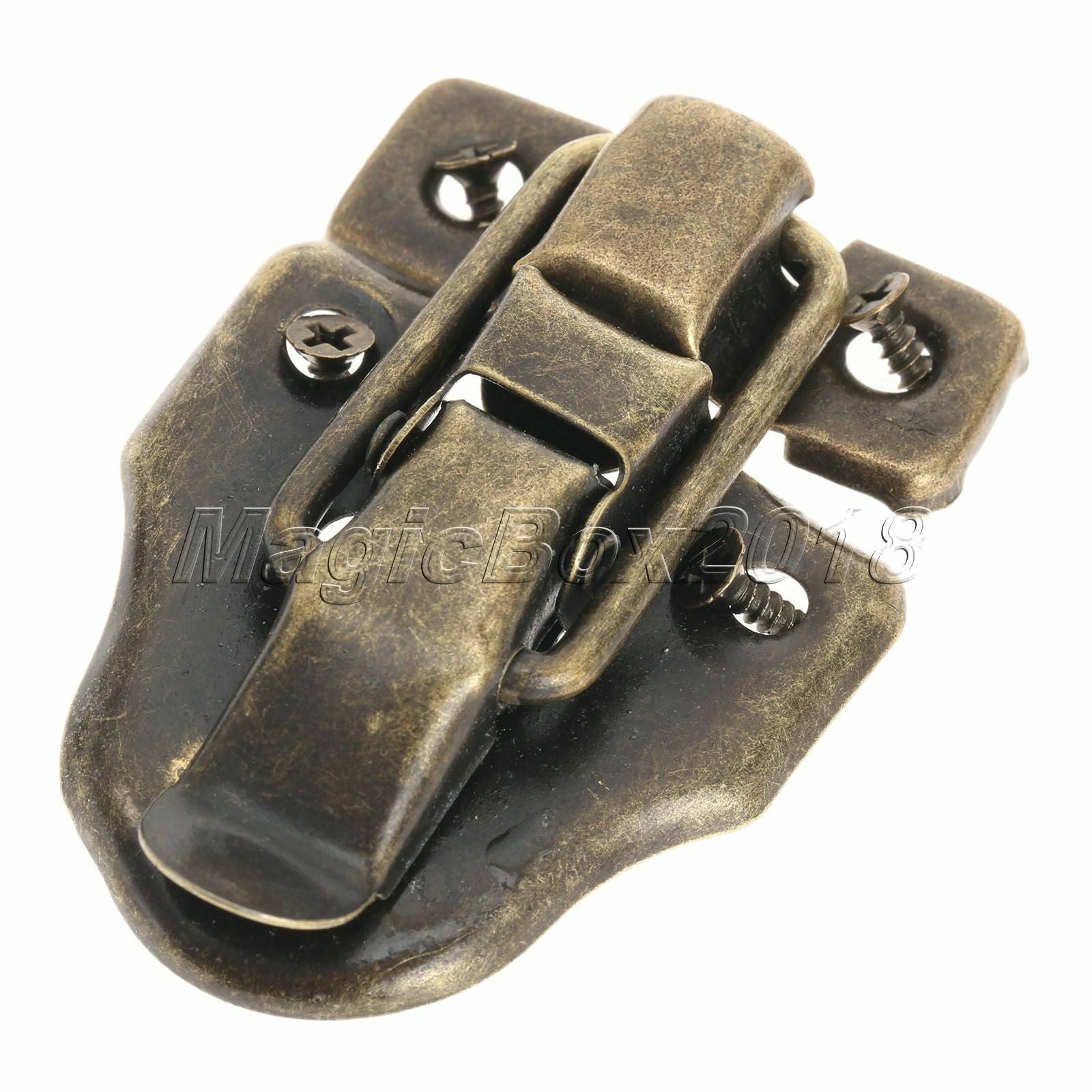 4pcs Retro Latch Catch Jewellery Box Gift Case Wardrobe Hasp Pad Chest Lock Hook