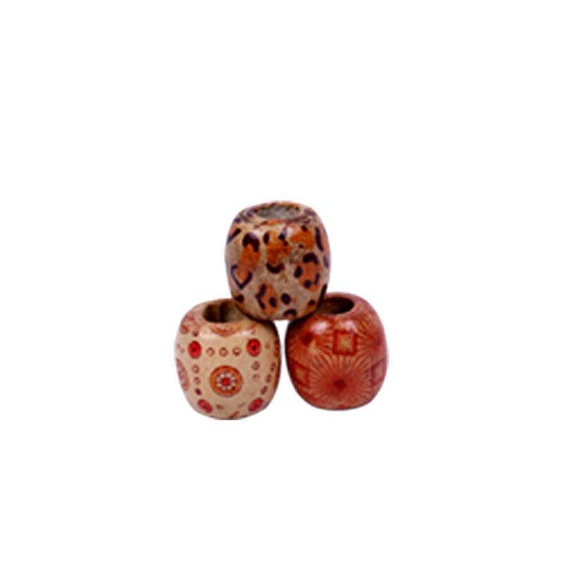 Cotton Thread Wooden Stick Beads Grasses Circle Sets for DIY Tapestries Supplies