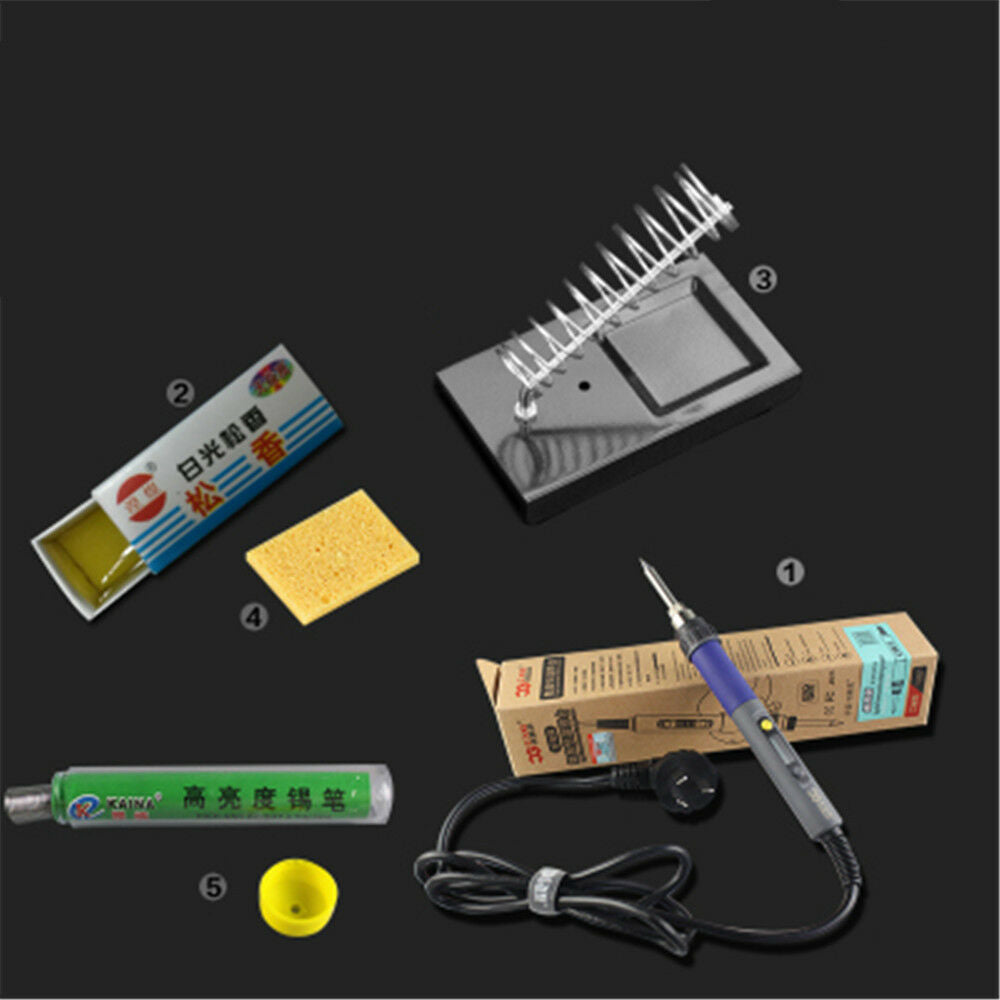 Digital Thermostatic Welding Electric Soldering Iron set 80-480°C 100w backlight