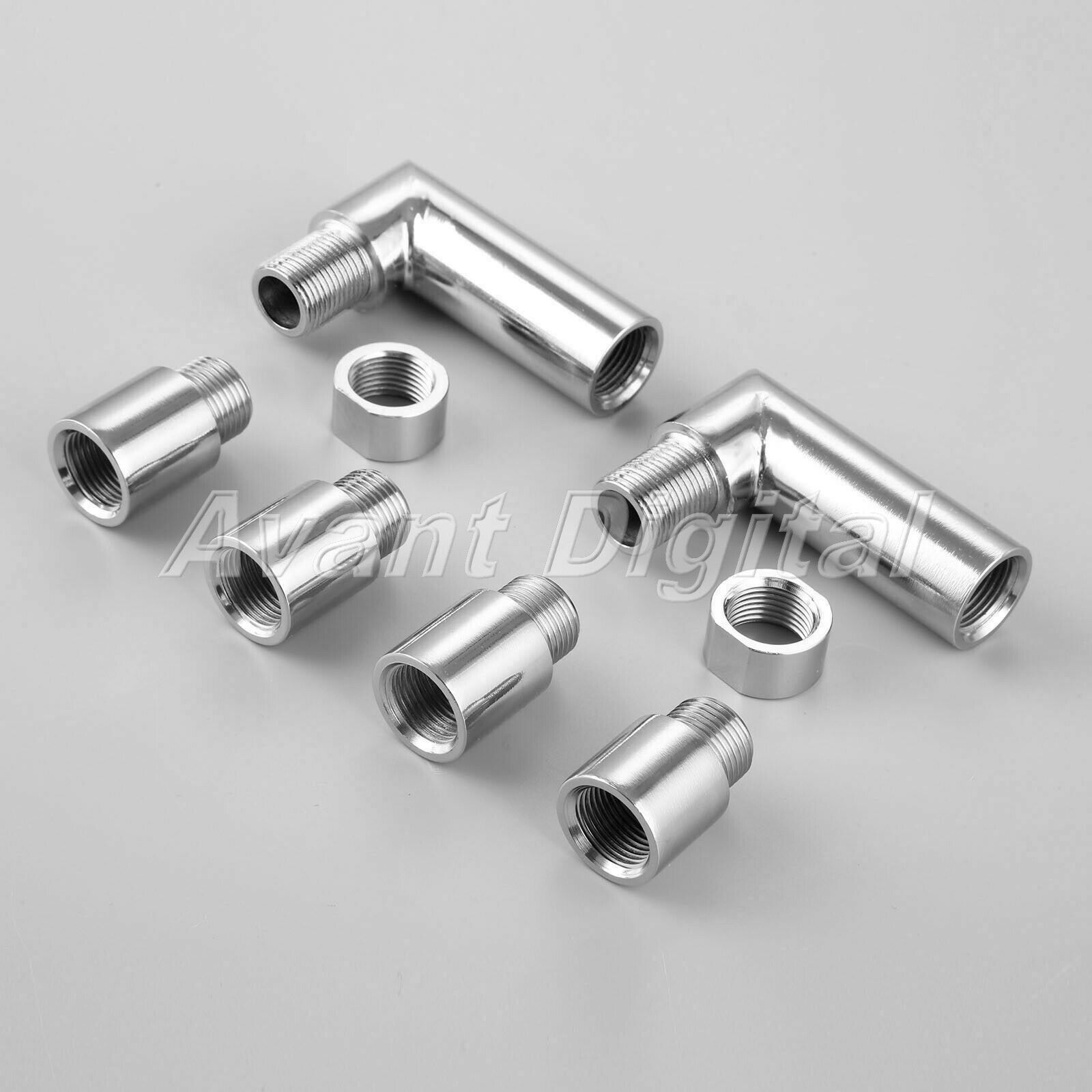 2x O2 Check Engine Light CEL Fix Oxygen Sensor Spacer Exhaust Extension M18x1.5