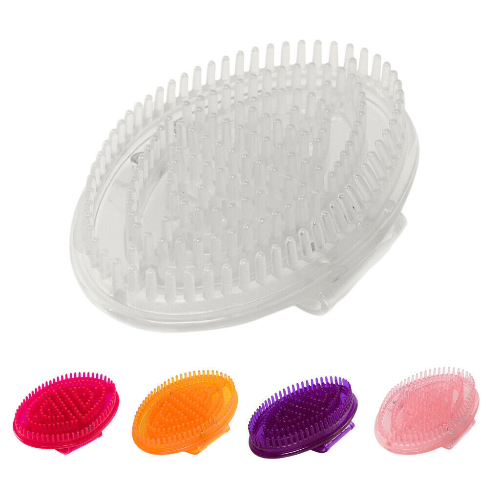 Hair Scalp Massager Shampoo Brush Meridian Brush Scalp Care Brush Clear