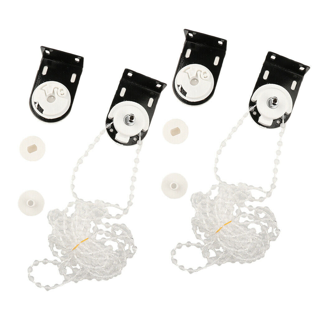 2 Set Plastic Roller Shade Clutch Set U Shape Clutch Bracket Cord Repair Kit
