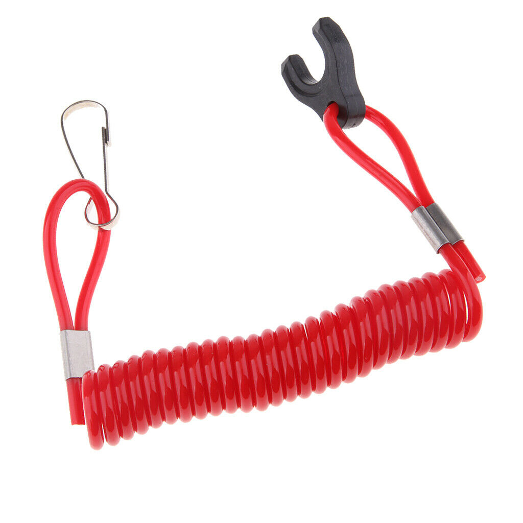 1 piece 10 cm red outboard motor switch safety lanyard suitable for lanyard