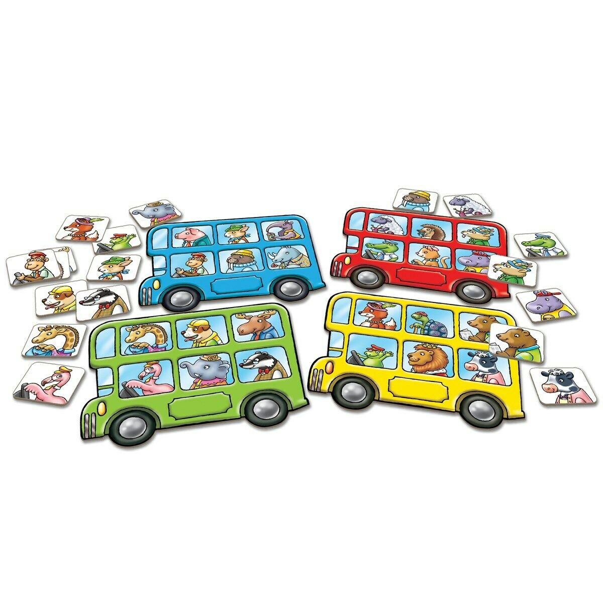 Orchard Toys 355 Little Bus Lotto Matching Memory Mini Game Toddler Children 3+