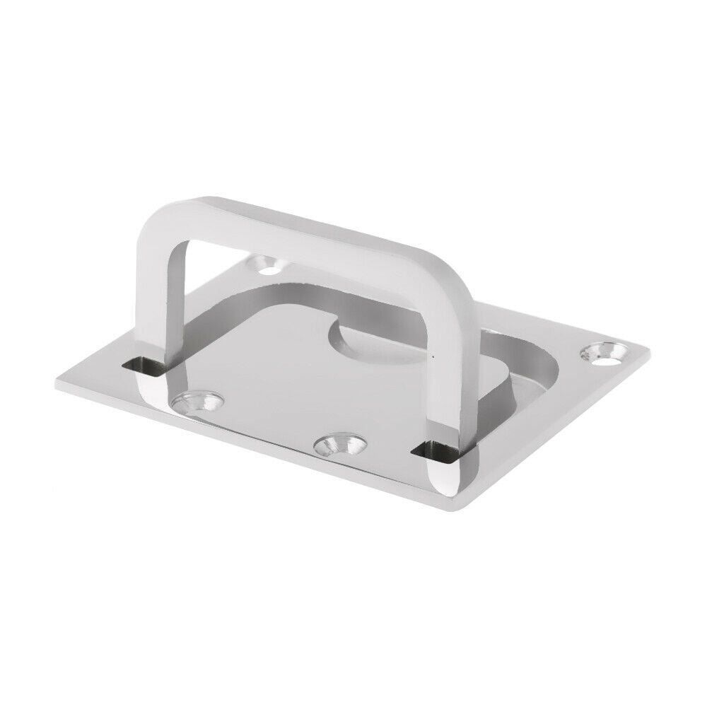 2 Piece Marine Stainless Steel Boat Hatch Latch Flush Lift Ring Pull Handle