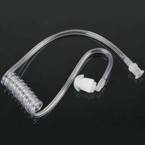 Surveillance Security Acoustic`Tube Ear Bud For Walkie Talkie Earphone Earpi DF