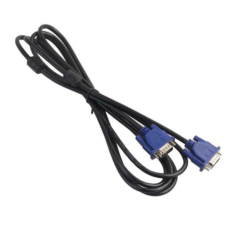 1.35m VGA 15 Pin Male To Male Extension Cable For PC Laptop Projector HDTV