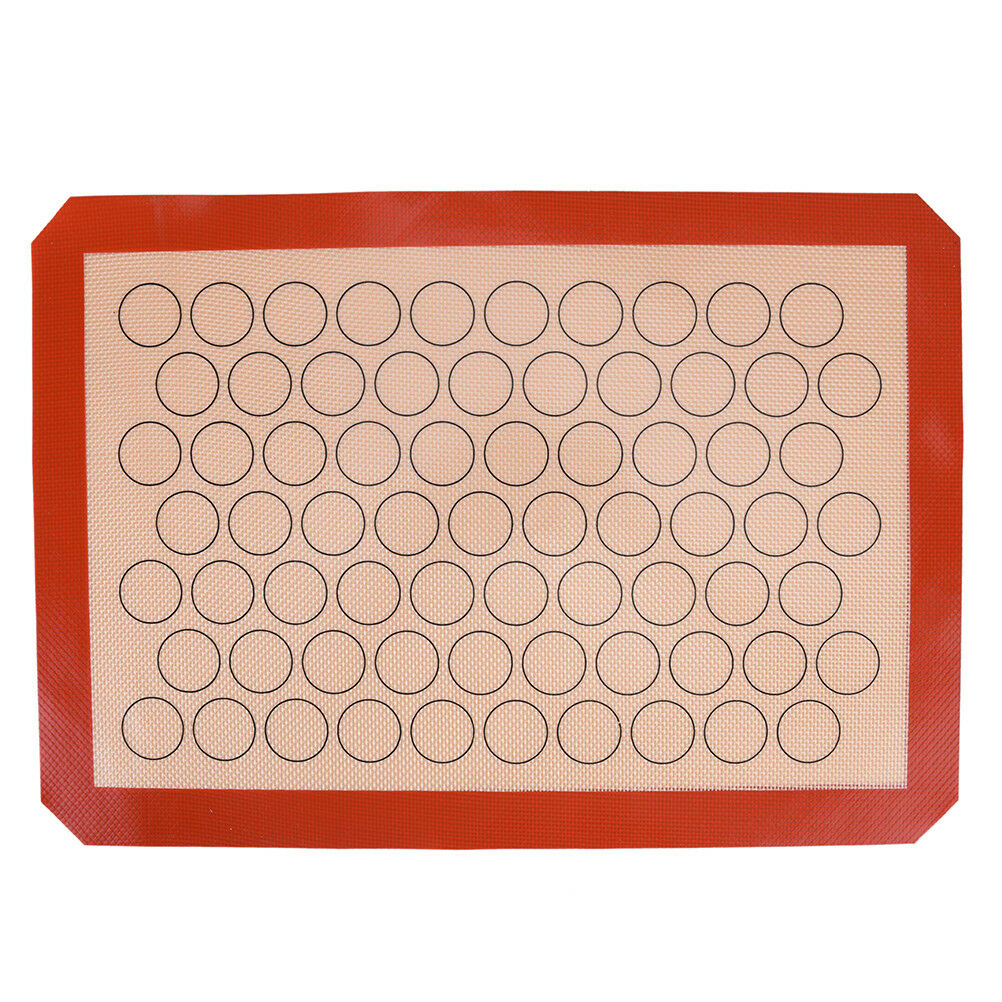 Home Non Stick Silicone Mat Baking Oven Pastry Macaron Cake Sheet Kitchen  JBDD