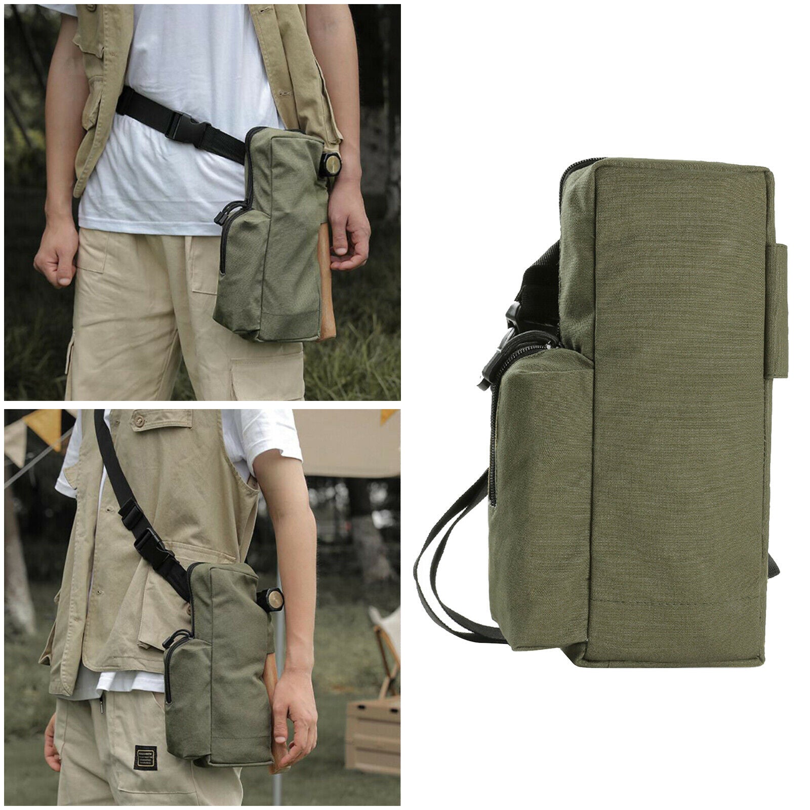 Tent Peg Storage Bag Stakes Organizer Holder Pouch Outdoor Accessories