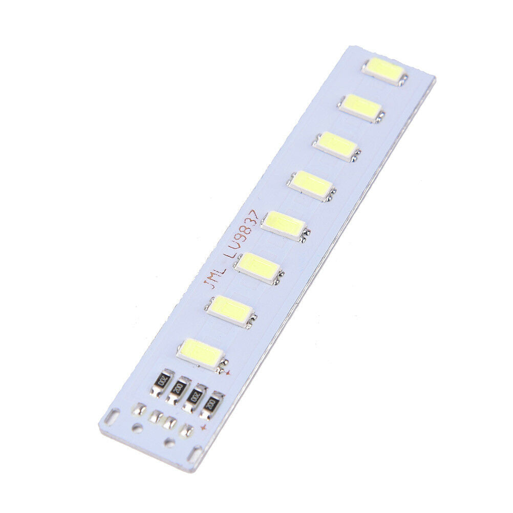 1pc 8 SMD LED PCB Short Rectangle Light Source Aluminum Plate For USB Ligh.l8