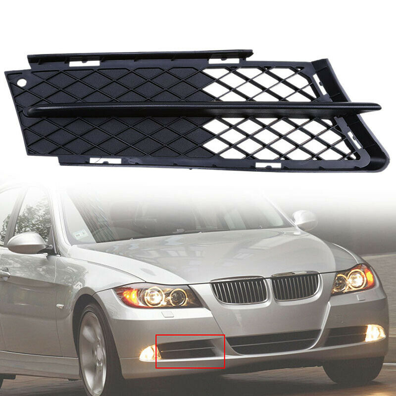 Right Side Fog Light Grille Trim Bezel Cover For BMW E90 E91 328i 325i 2004-2007
