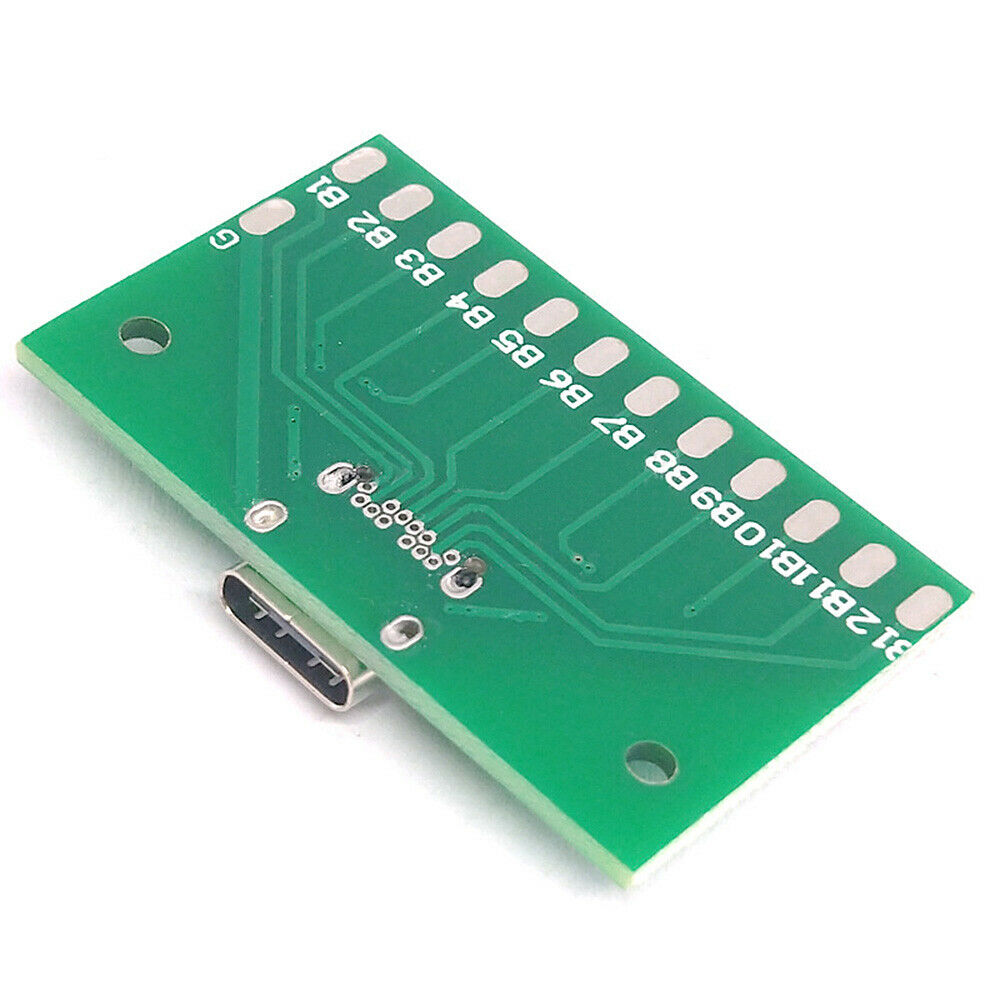 1Pc Type-C USB 3.1 Female Test Board PCB Board 24Pin Connector Adapter Supplies