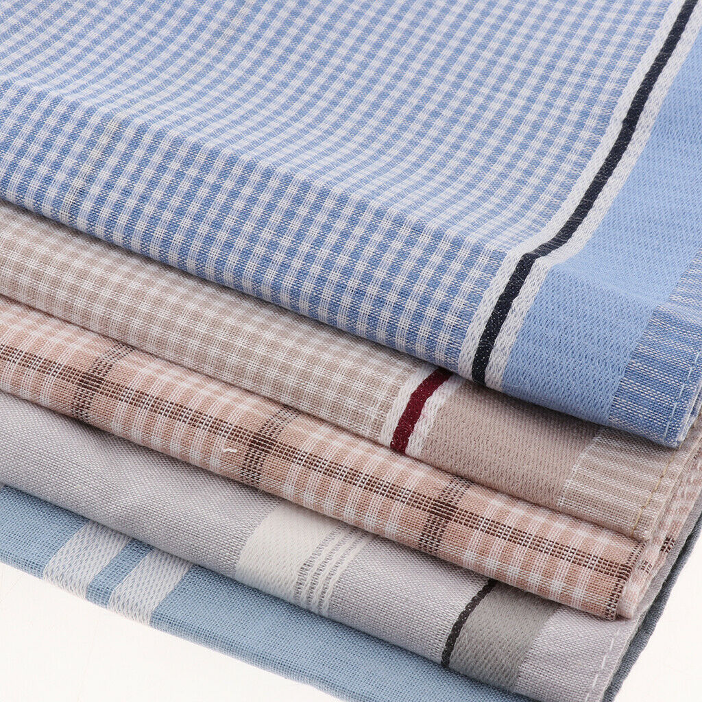Pack Of 5 Men Women Handkerchiefs 100% Organic Handkerchiefs