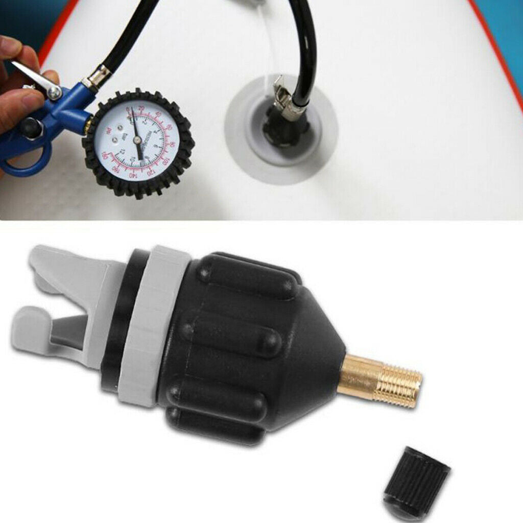 2 pieces inflatable boat pump valve adapter paddle board kayak adapter