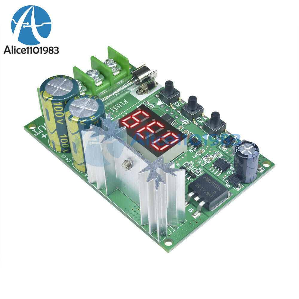 Digital Display PWM Motor Speed Controller 600W 10A Governor Regulator DC 12-60V