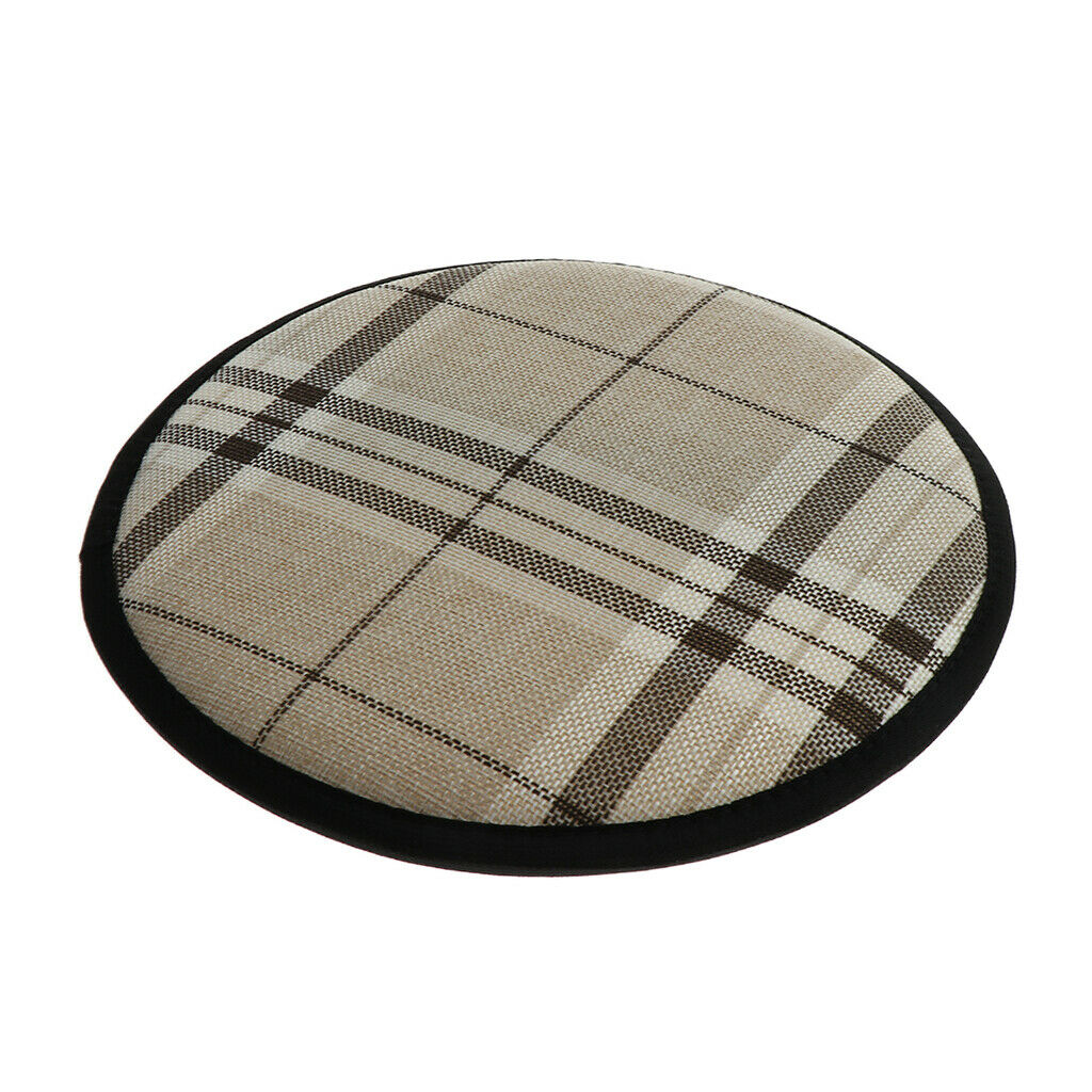 2xNon-slip Cotton Office Home Chair Cushion Dining Chair Seat Pad Round 28cm