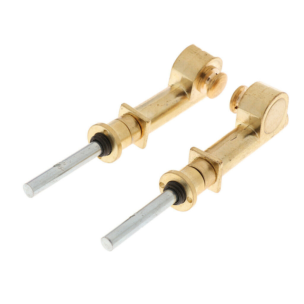 2 Pieces Copper  Erhu  Shaft Mechanical  Erhu Accessory