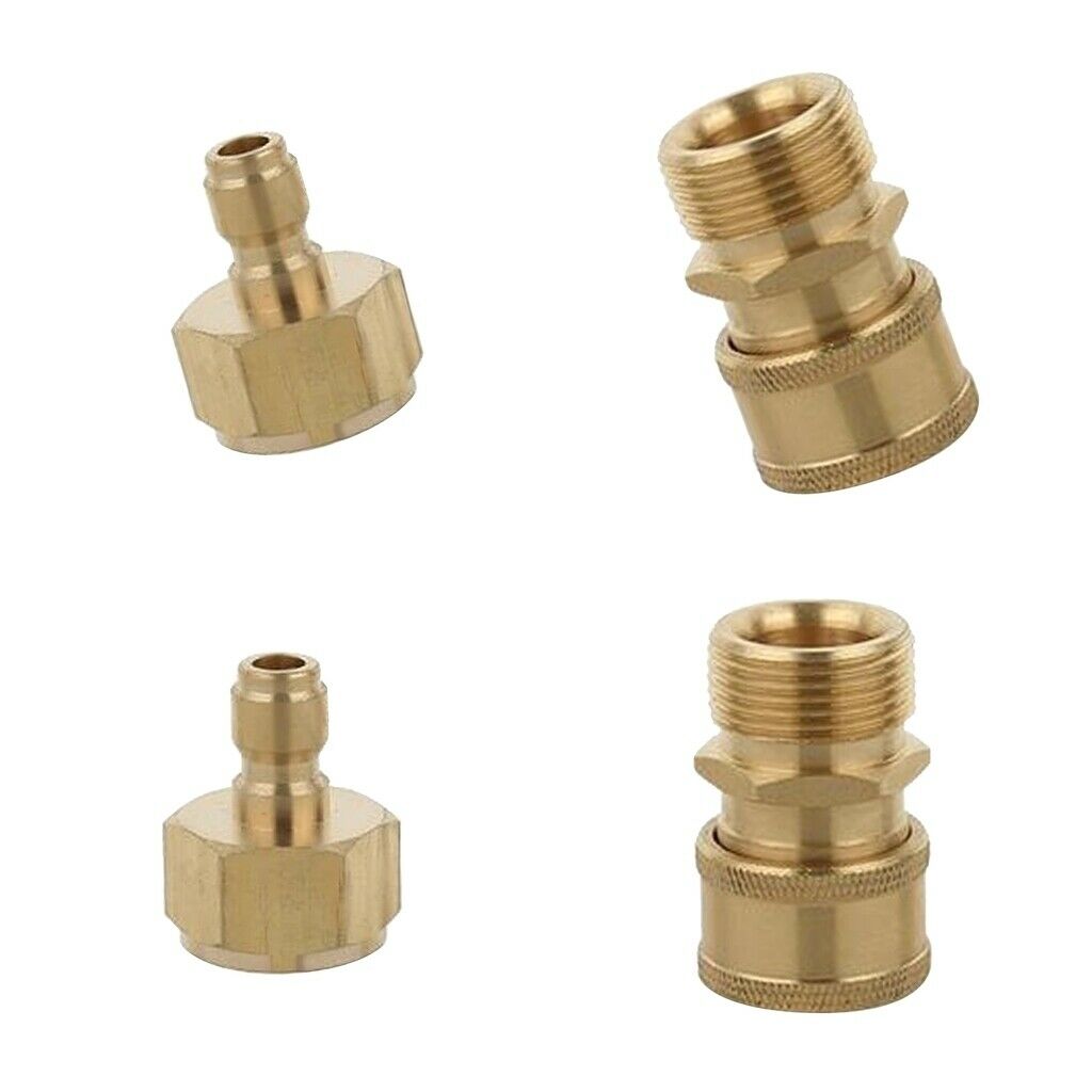 4pc Quick Release Connectors Garden Hose Tool Quick Adaptor Pipe Fitting