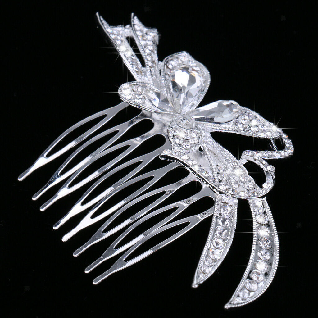 Bride Hair Comb Rhinestone Hair Clip Women Hairpin Wedding Hair Accessory