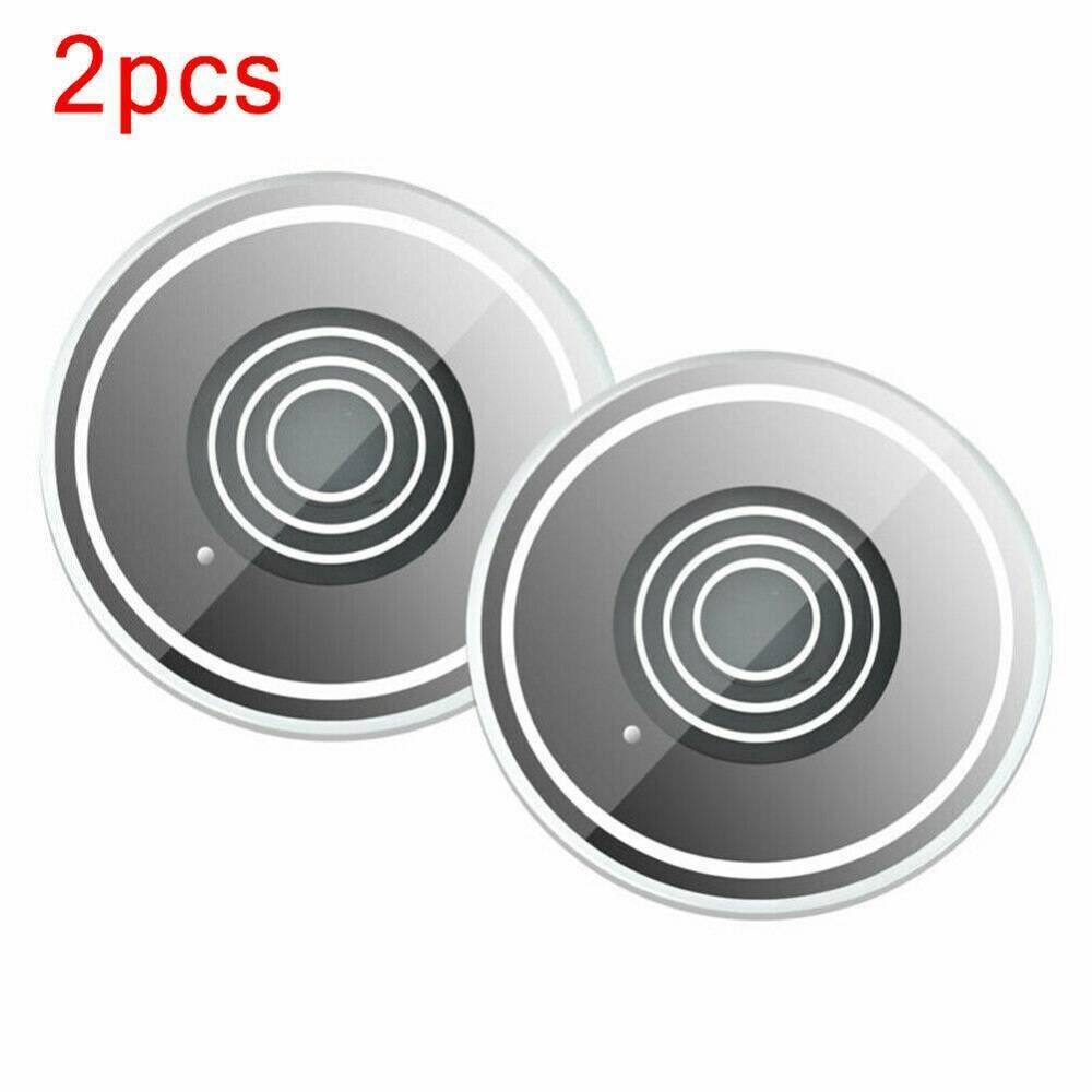 2Pcs LED Cup Holder Bottom Pad LED Light Cover Trim Atmosphere Lamp Universal