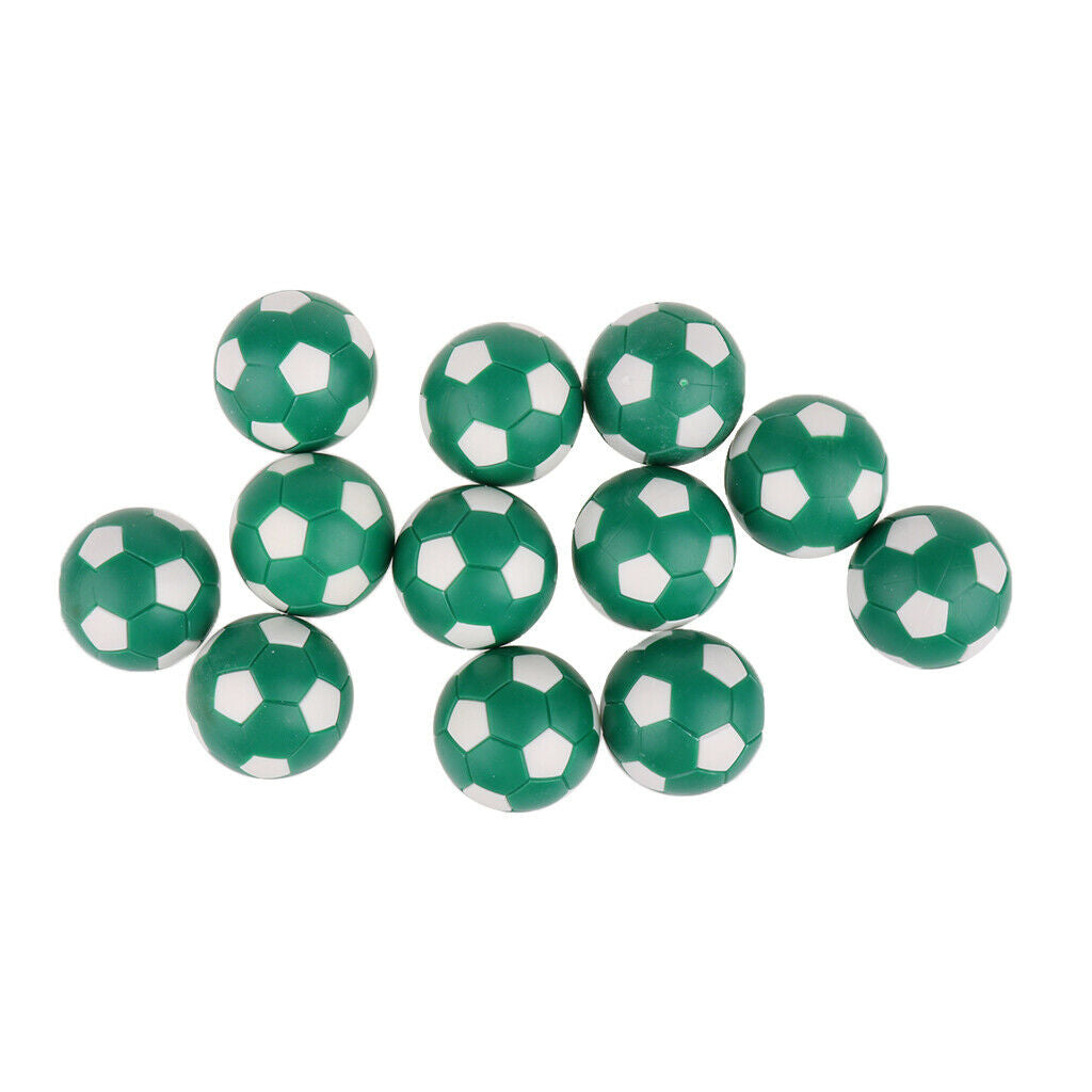 Foosball Machine Plastic Accessories Table Football Balls 36mm, Green