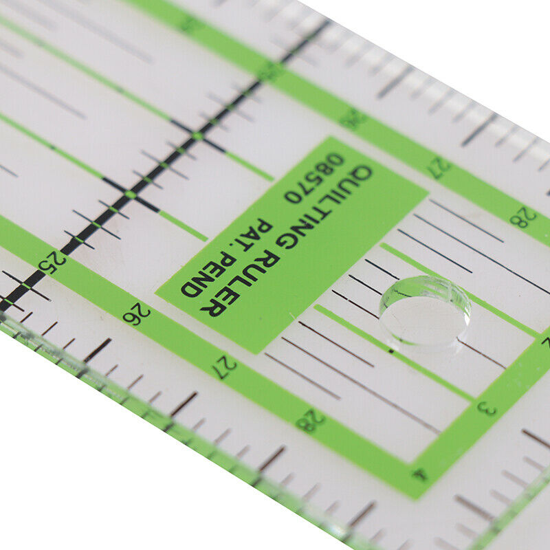 5x30cm Transparent Acrylic Sewing Patchwork Ruler Quilting Feet Tailor Ru.l8