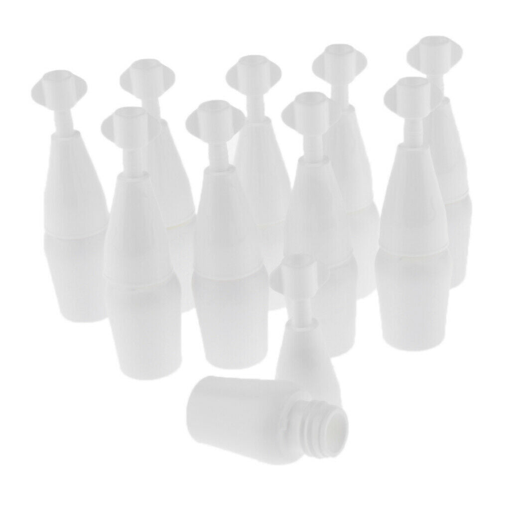 10 Pieces Liquids Dropper Bottles Travel Empty Squeezable Container 5ML