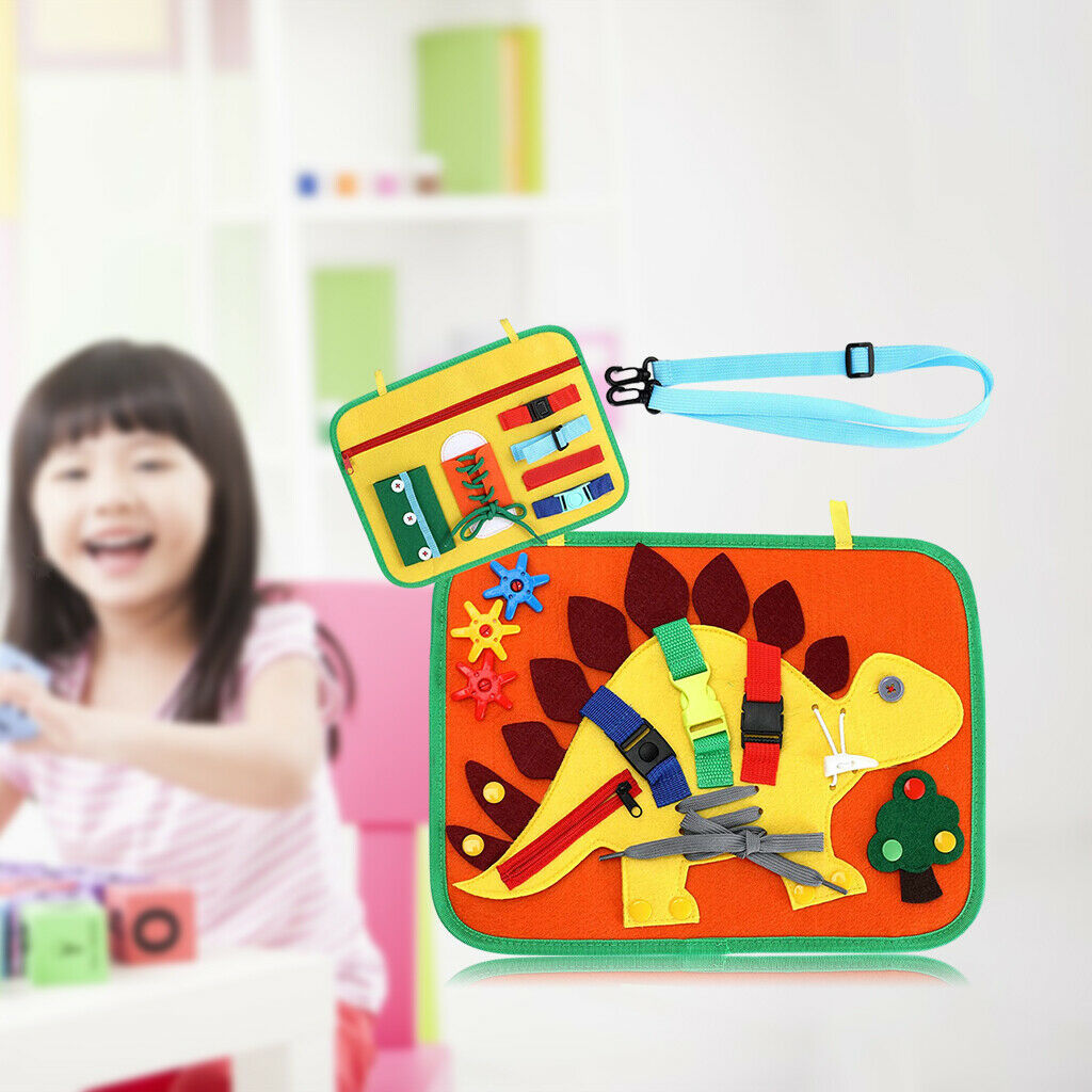 Busy Board Early Educational Skills Training Airplane Toys 1-3 Ages Gift