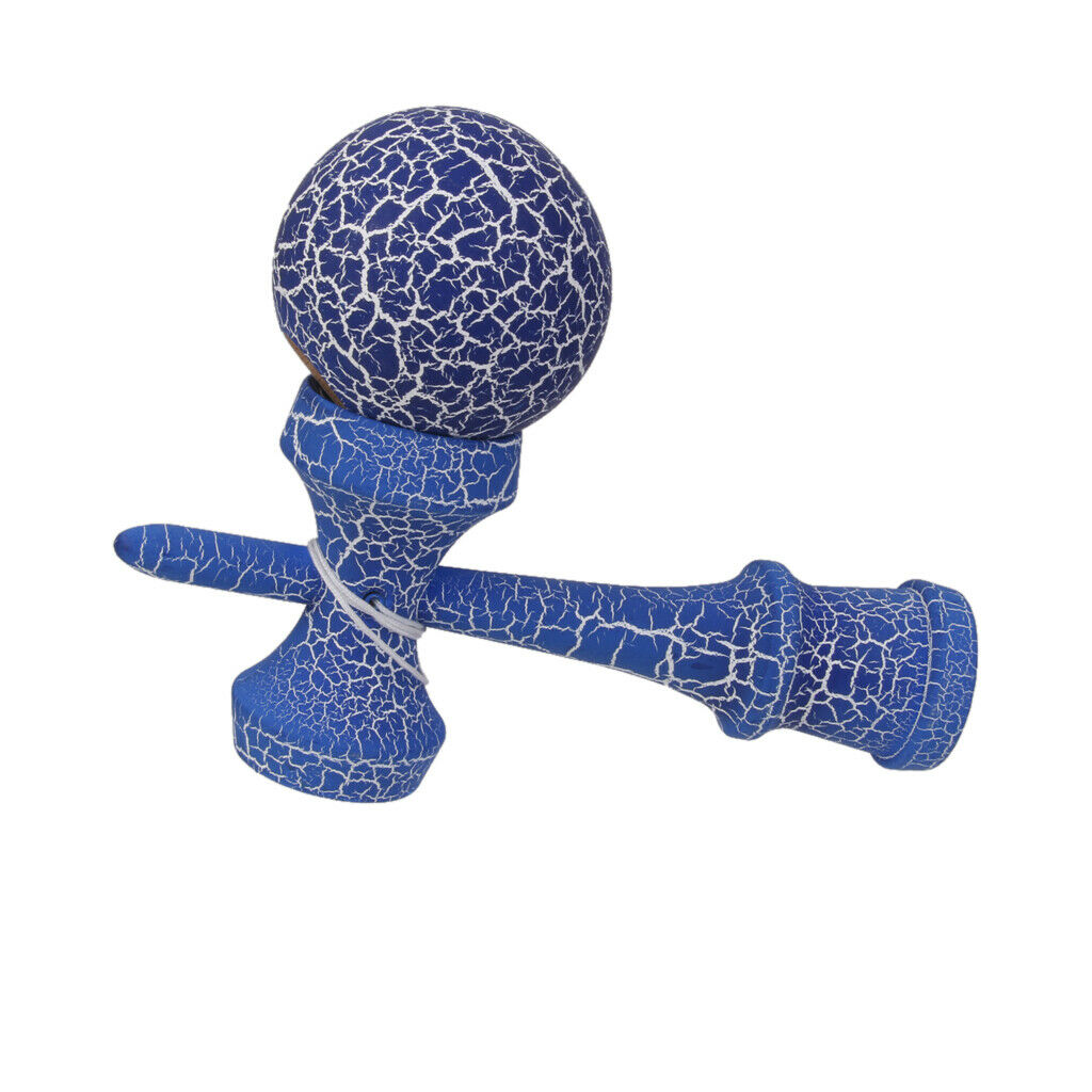 Kendama Toys Wood Crack Paint- Blue