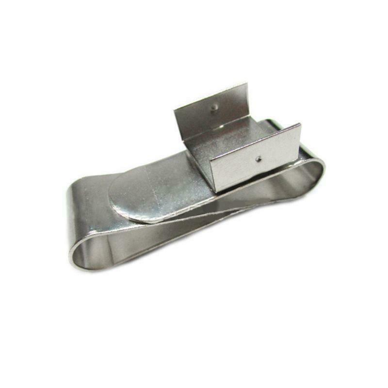 Strong Magnetic Billiard Ball Pool Cue Chalk Holder Stainless Steel S Shape Clip