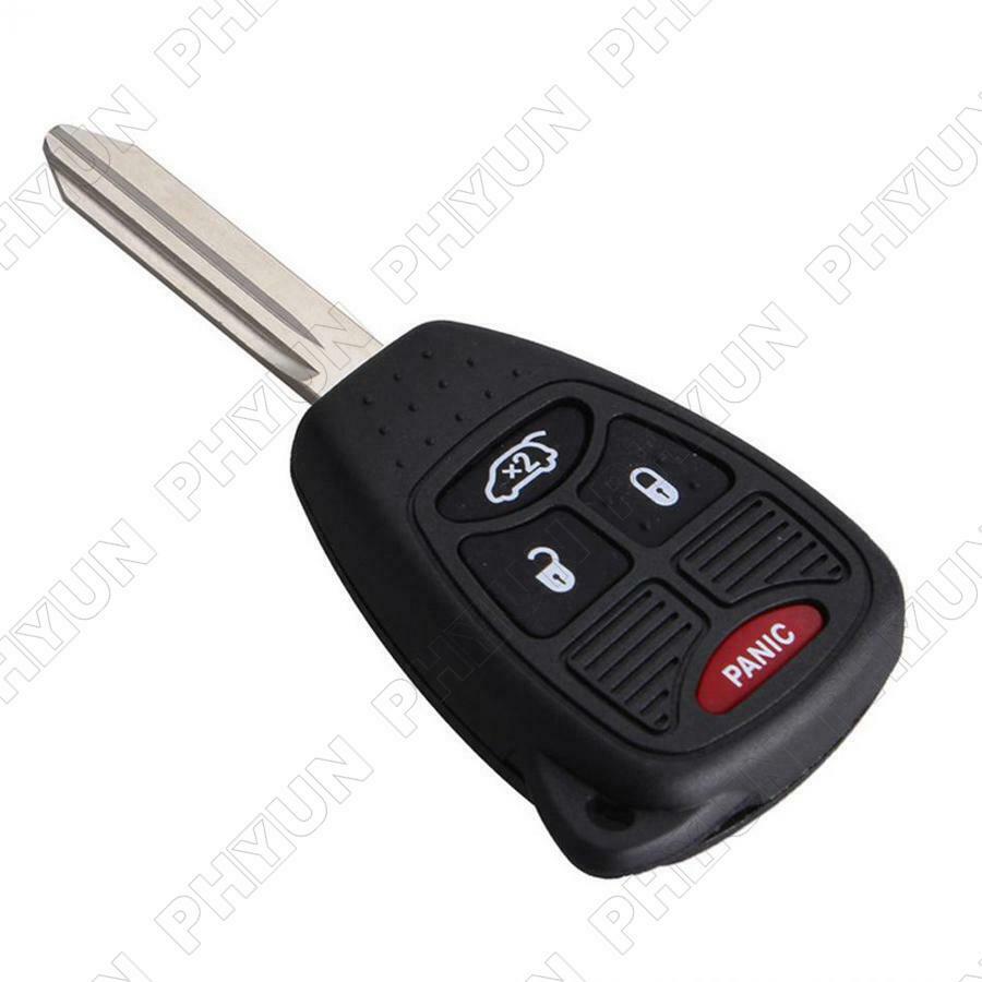 For Jeep Wrangler Patriot Liberty 4 Button Remote Head Key Fob Part# OHT692713AA