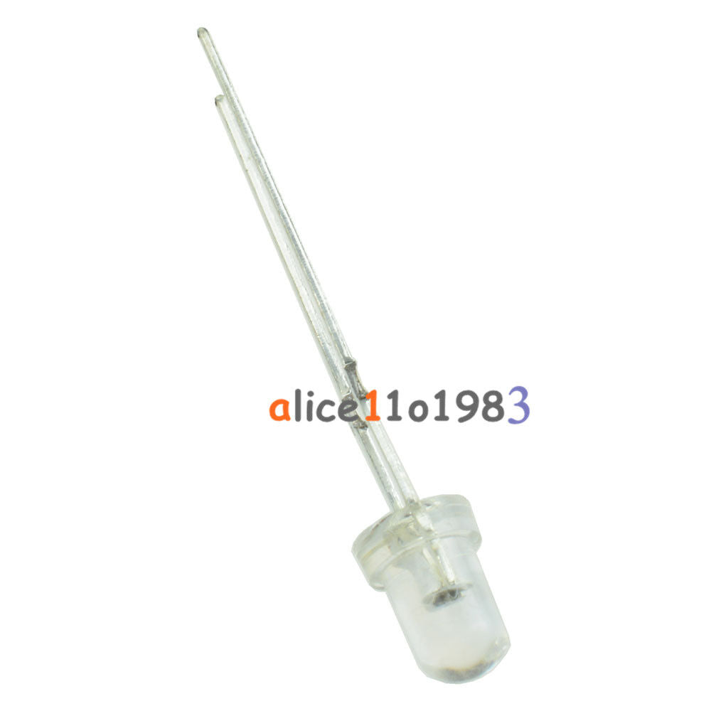 100PCS 3mm Blue 5000MCD Round  Water Clear LED Light
