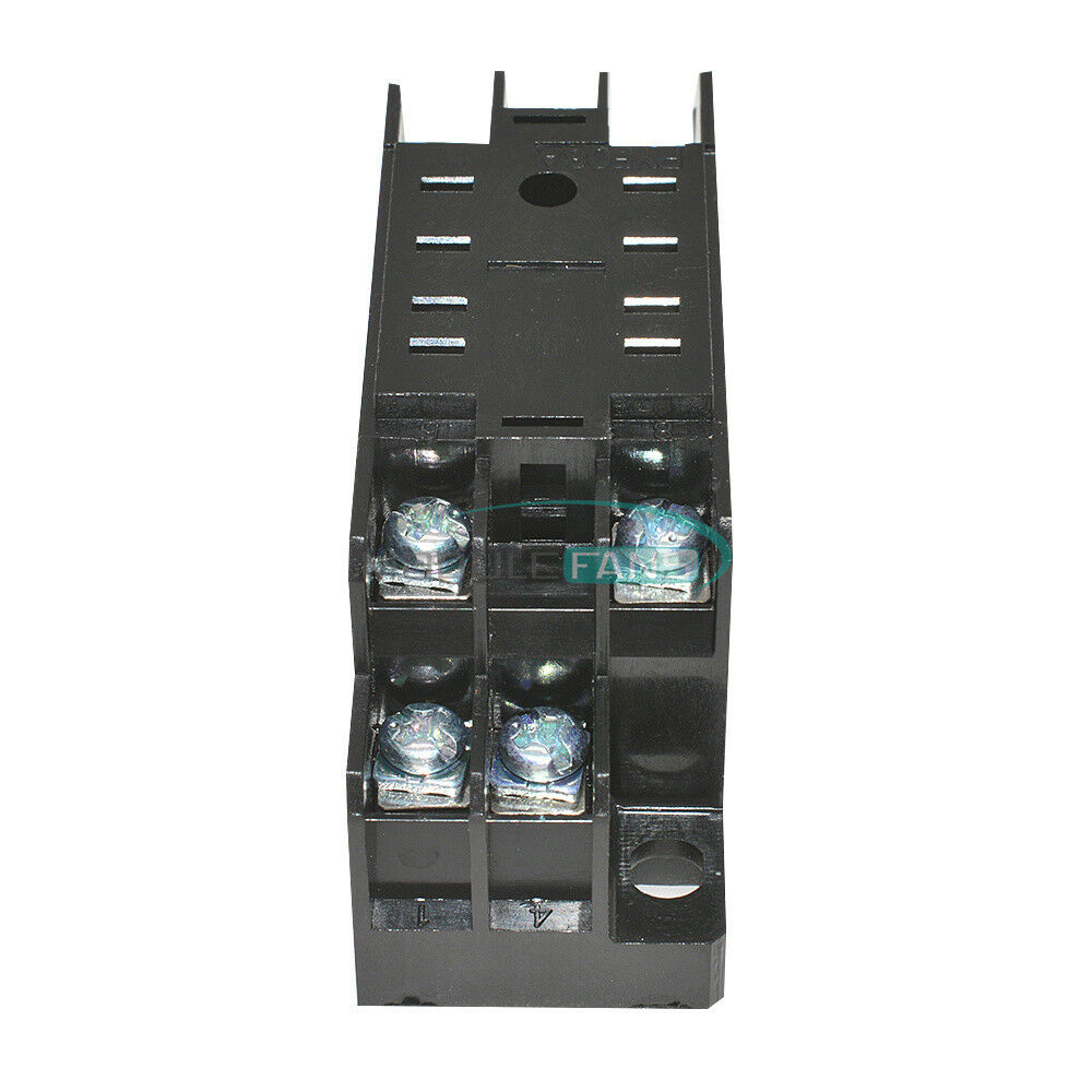AC 220V DC 24V 5A 8 Pin PYF08A Relay Socket Base for MY2NJ/HH52P/ H3Y-2/ST6P