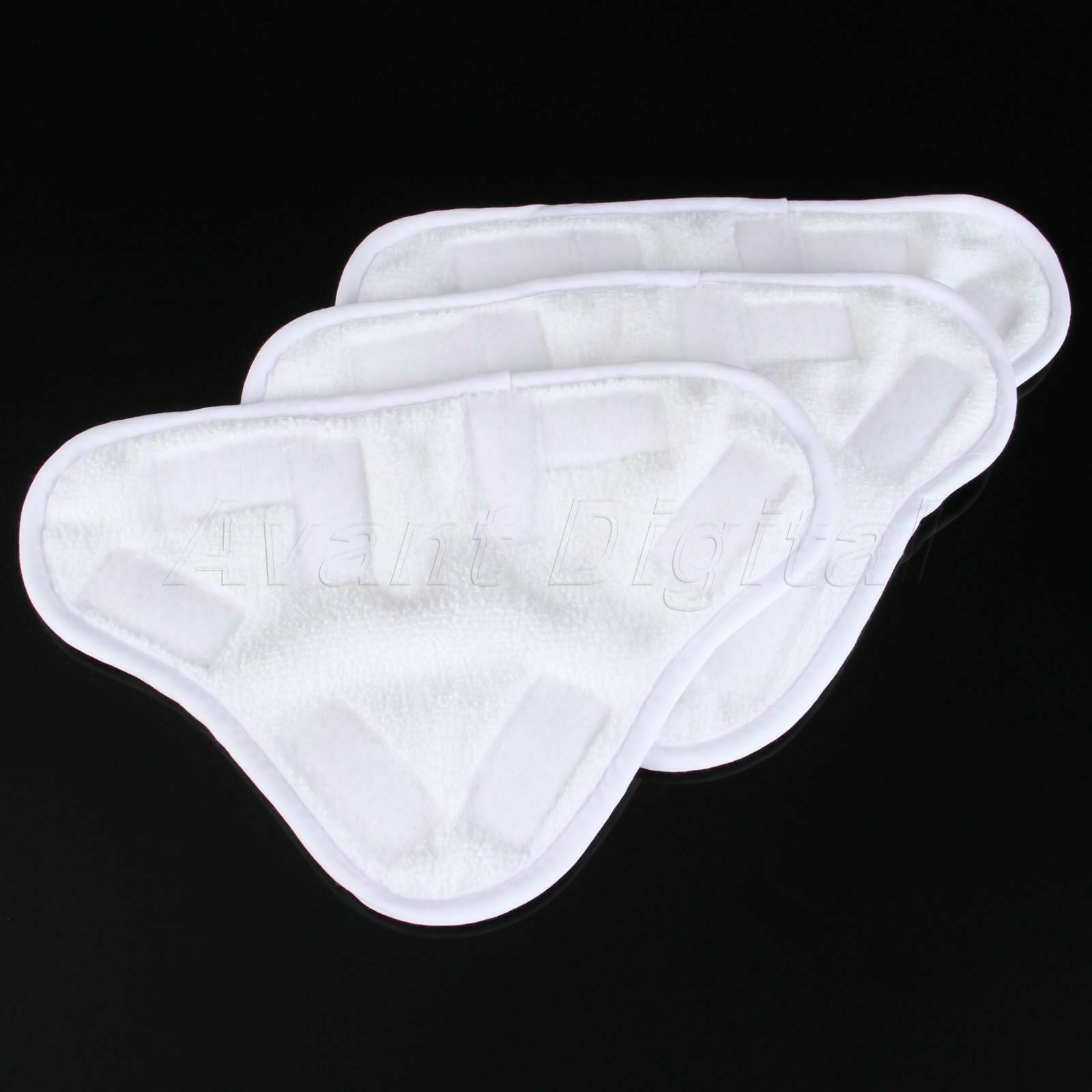 3Pcs Microfiber Steam Mop Cloth Head Pad Towels Washable H20 H2O X5 Replacement