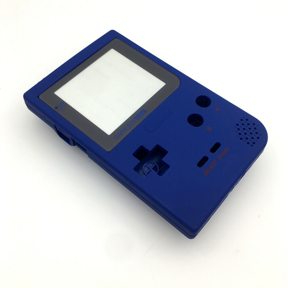 New BLUE Frosted plastic Housing Case Cover Sets for Game Boy Pocket GBP Shell